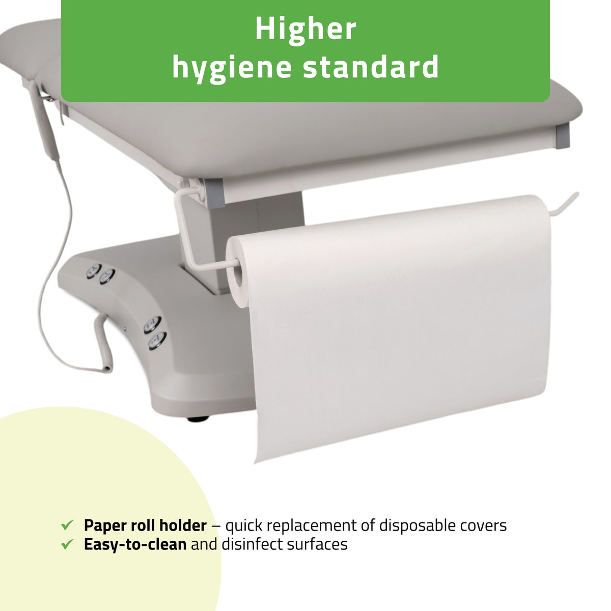 Electric treatment table Estella ERGO 2, Grey – 2 Motors