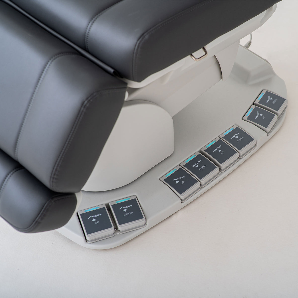 Evia Pro Graphite – premium electric beauty chair, 4 motors