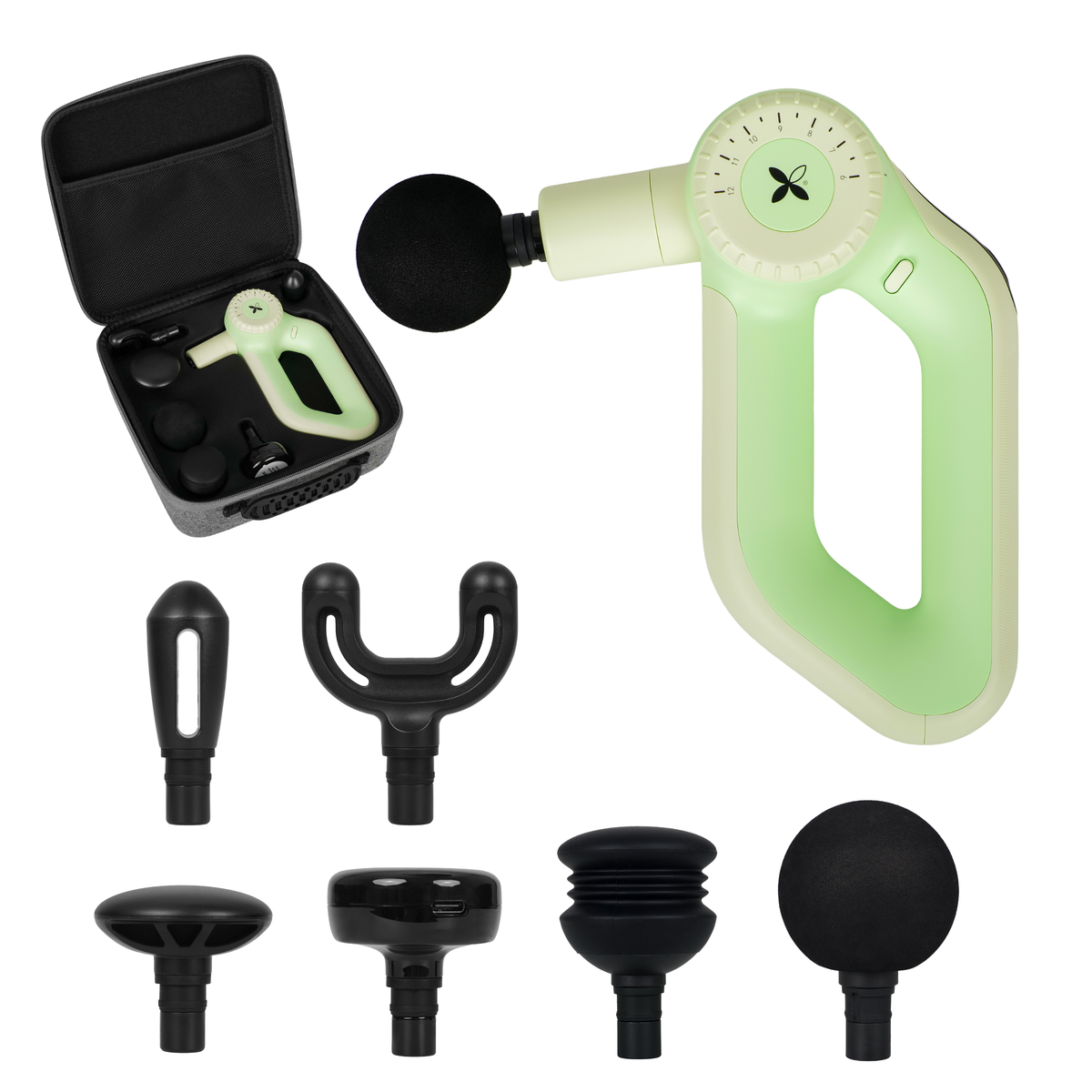HABYS Pro Therapy Go Green Electric Massager — compact massage gun