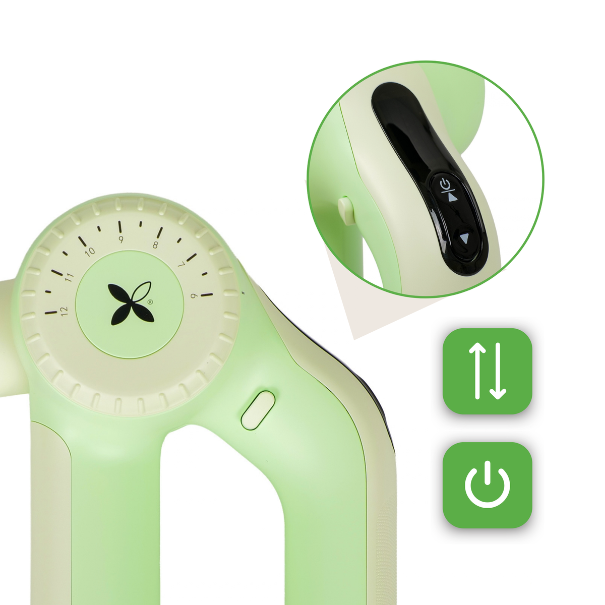 HABYS Pro Therapy Go Green Electric Massager — compact massage gun