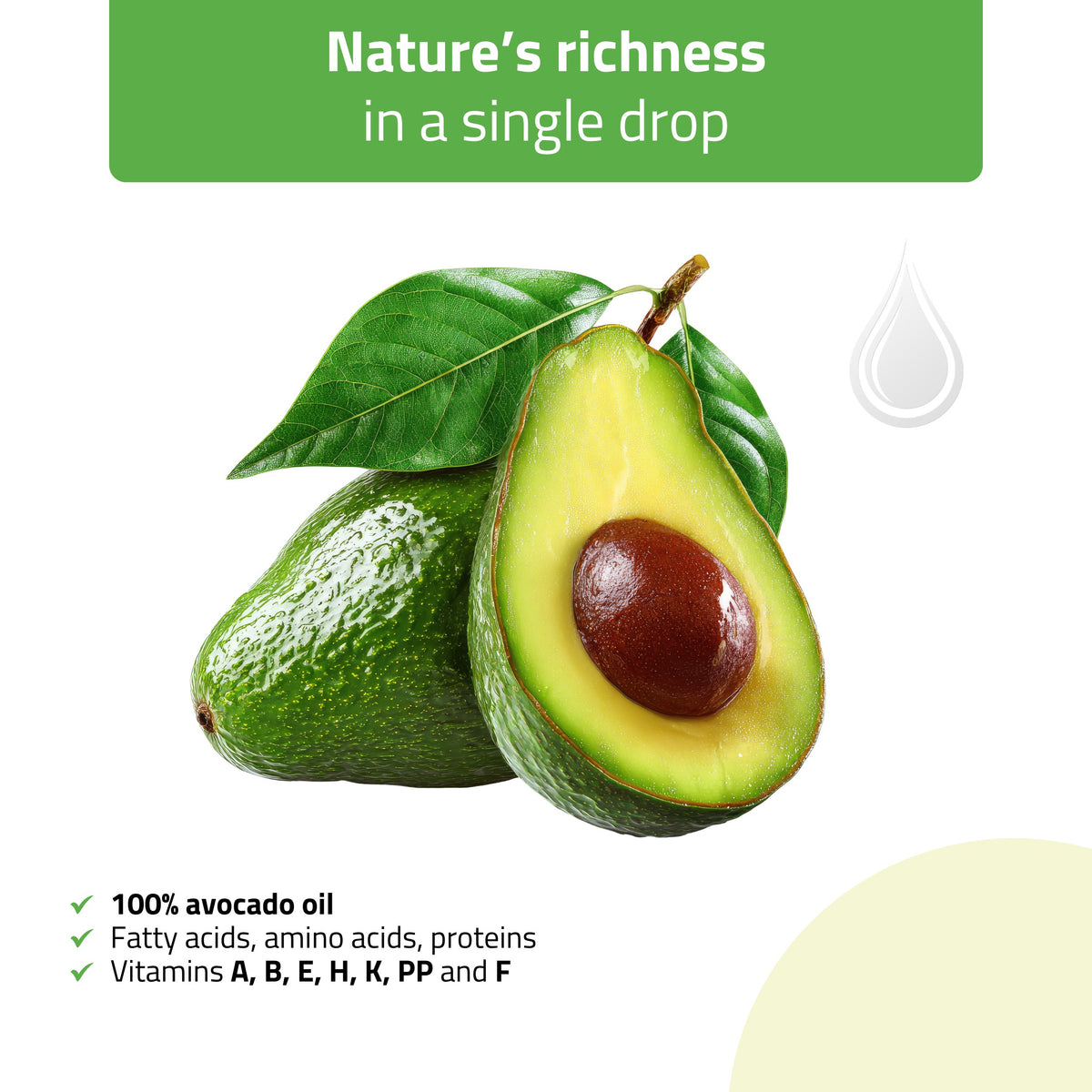 Massage Oil Nature Rich Avocado HABYS 100 ml