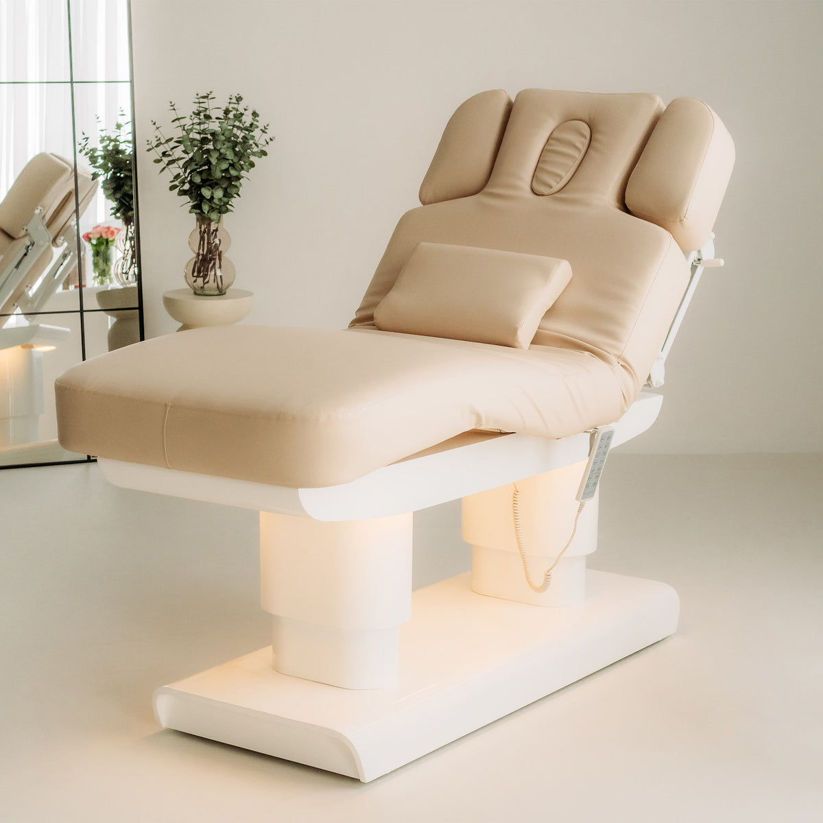 Melia Beige – Electric SPA Bed with Heating, 4 Motors