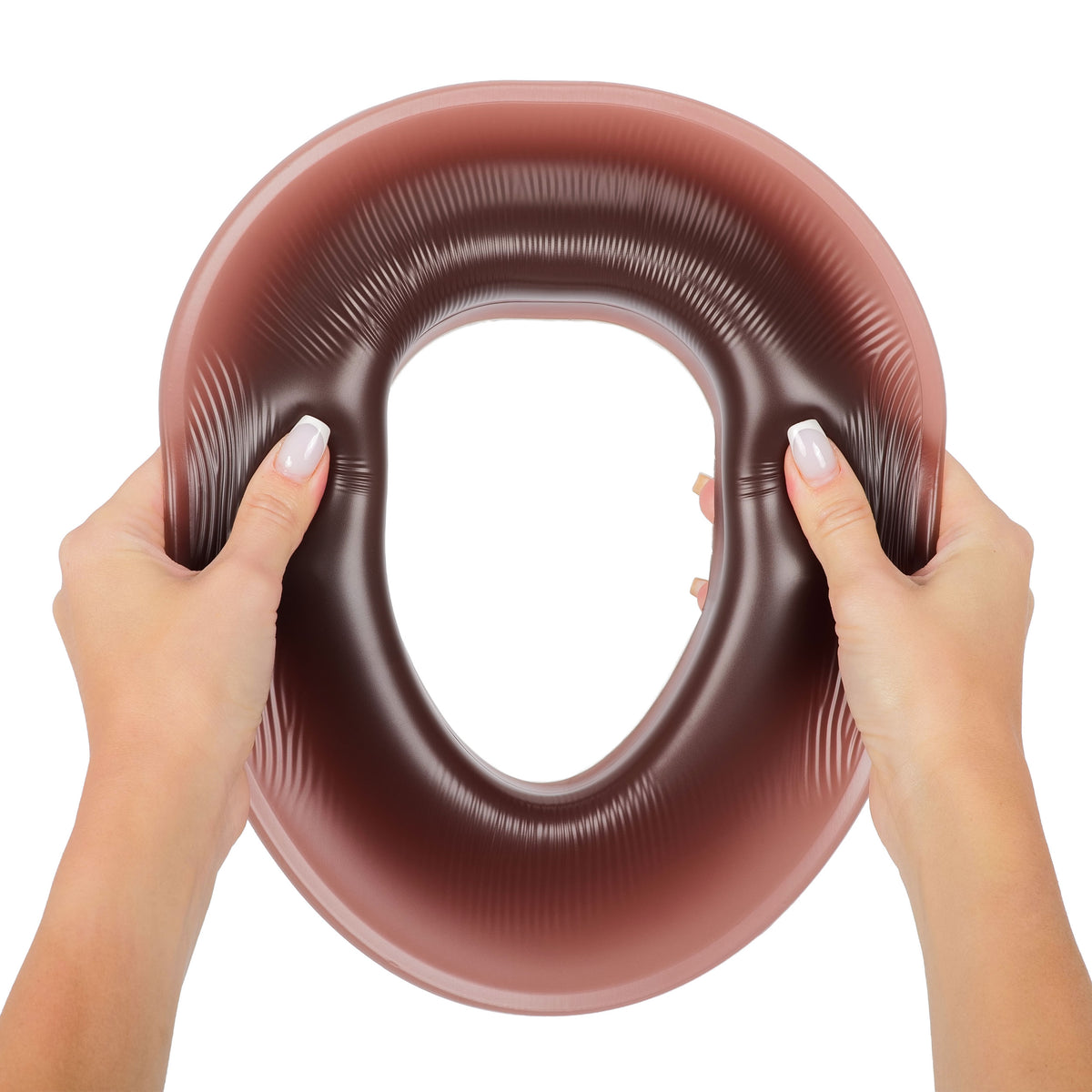 Silicone (gel) face pillow for massage table, FIT Coffee