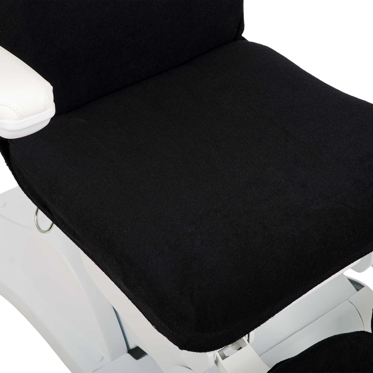 Terry sheet set for cosmetic chair Sorina 7, black | HABYS