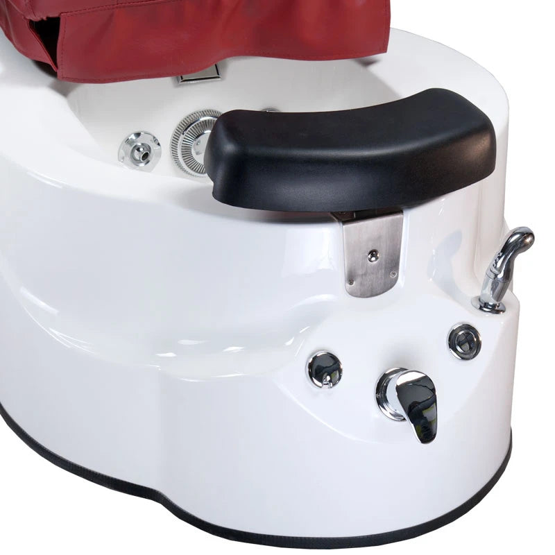 Pedicure Chair with massage, BR-3820D, burgundy