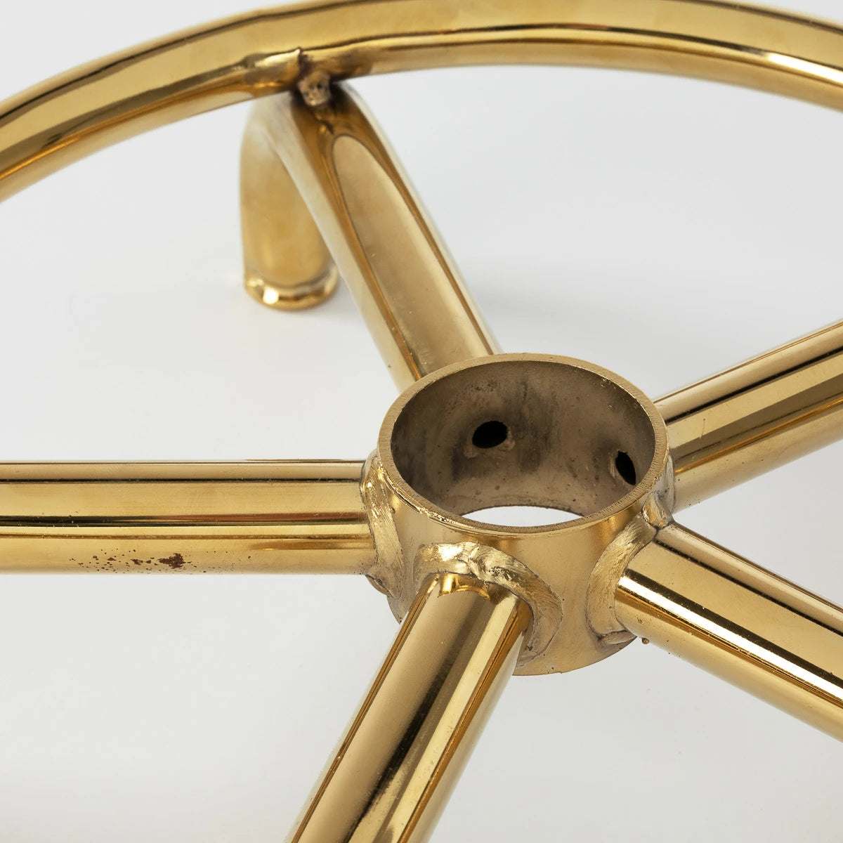 Cosmetic stool 6001-G gold black