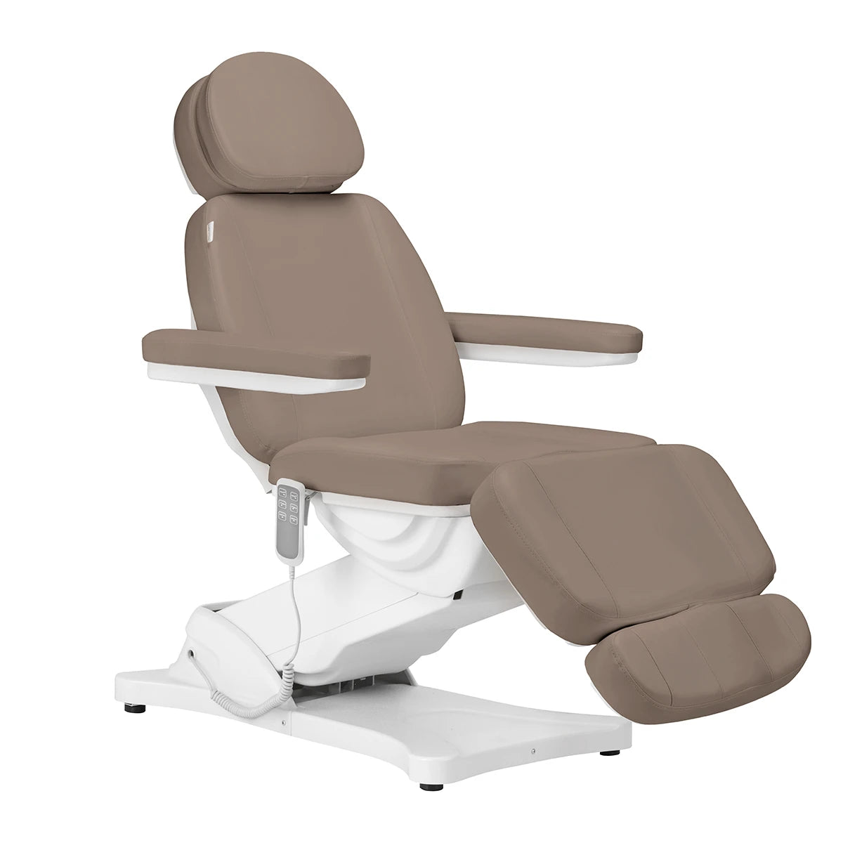 Электрическое косметическое кресло SILLON CLASSIC, 3 мотора, коричневый