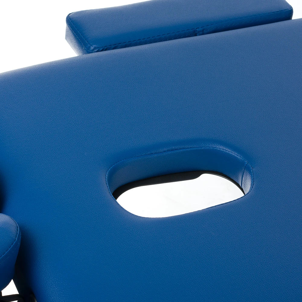 Lettino massaggio pieghevole COMFORT 11, blu