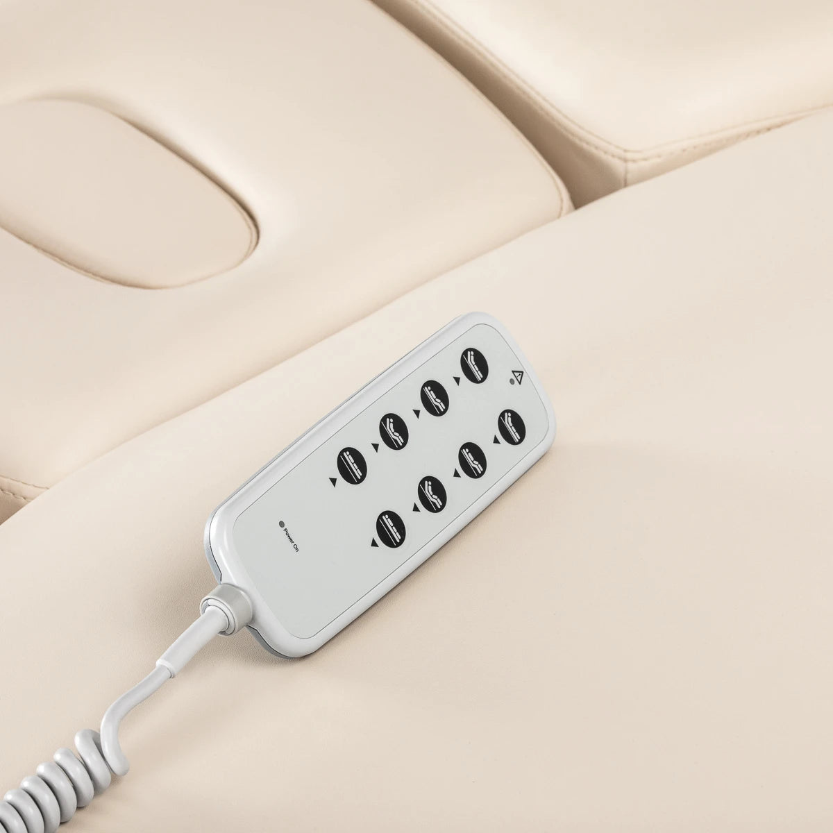 SPA-Kosmetikliege Sillon Relax, Creme mit schwarzer Basis