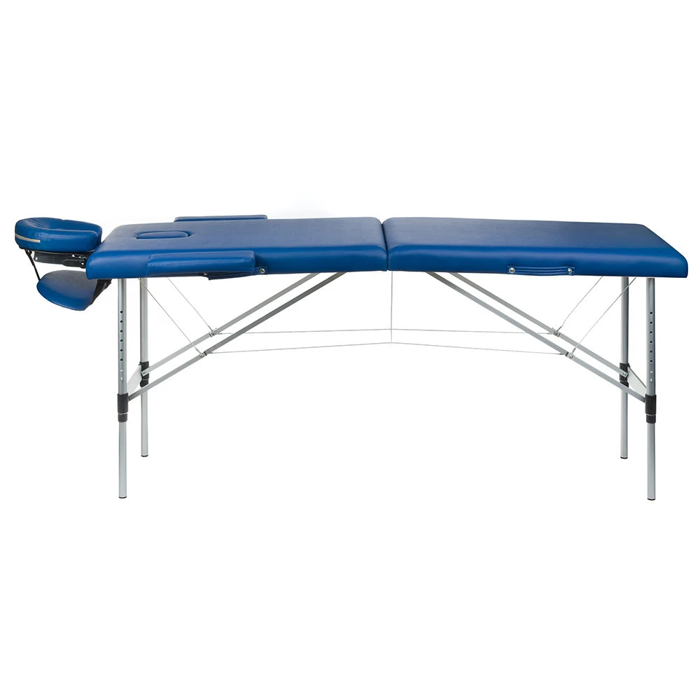 Lettino massaggio pieghevole COMFORT 11, blu