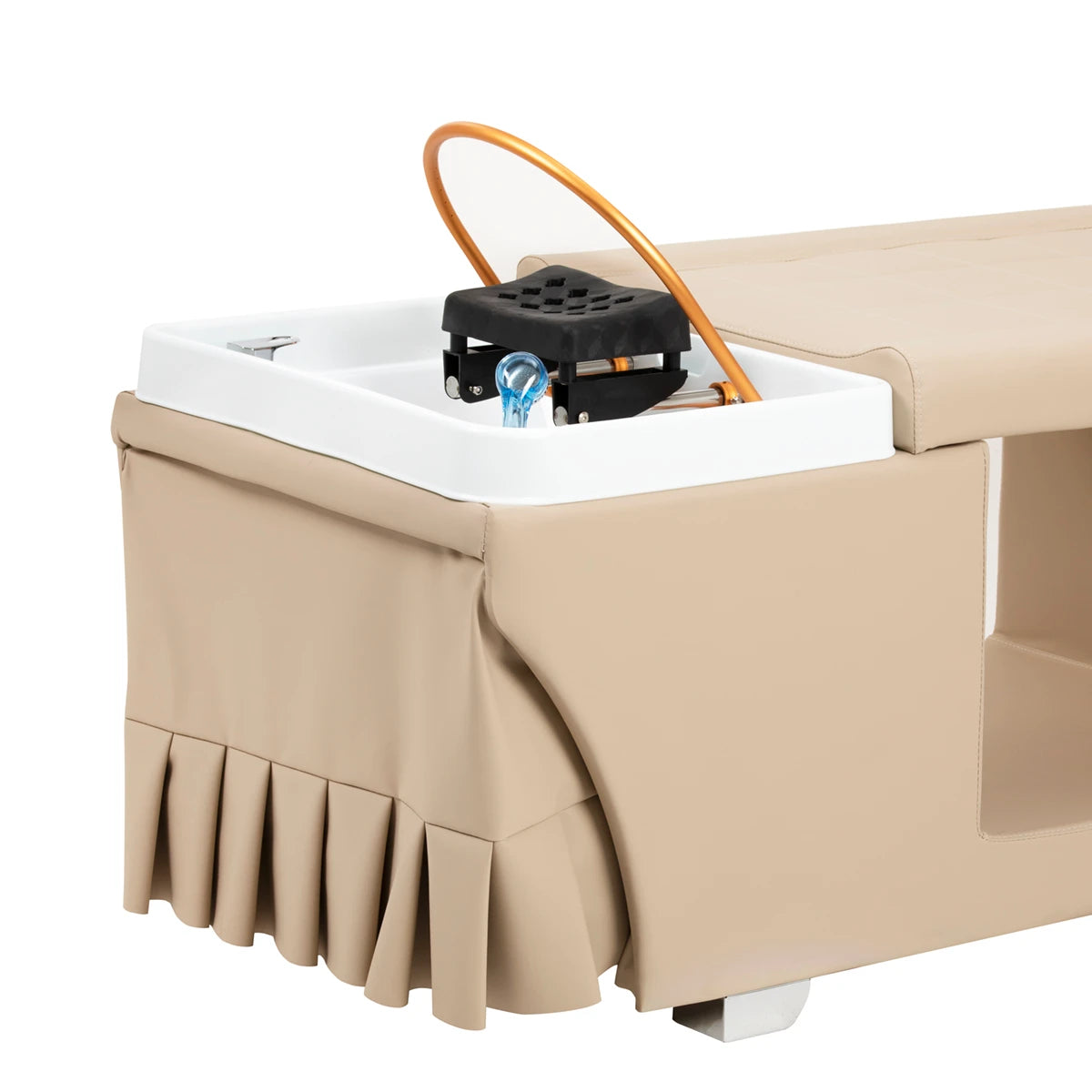 Gabbiano Head Spa Maldives hair washing bed beige