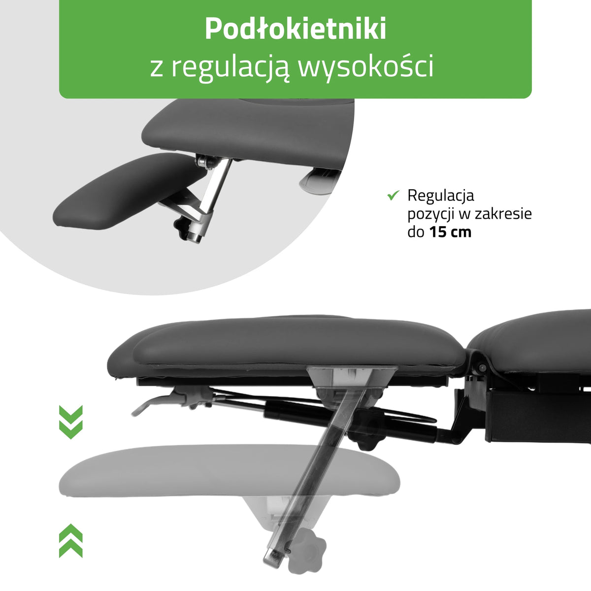 Evero Cross X4 table de massage électrique avec télécommande, coussin ERGO, Touch Core k322 grise