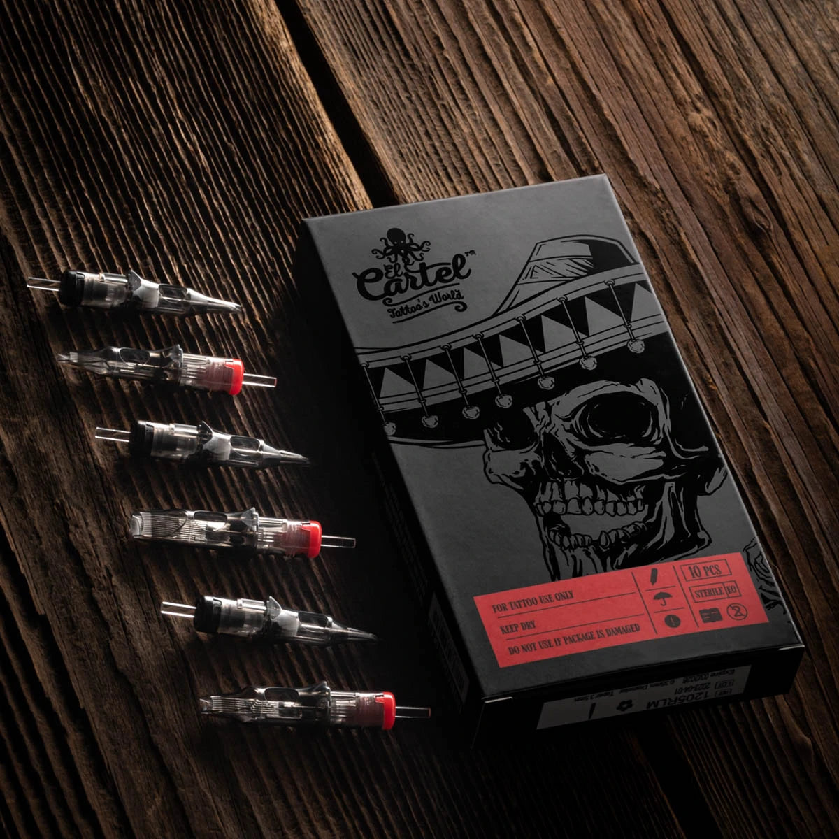 El Cartel Tetovēšanas kārtridžs V2, 0,30 mm 13RM MediumTaper 10 gab.