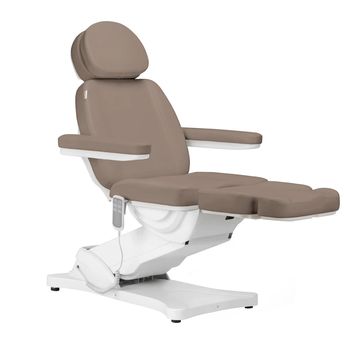 Электрическое косметическое кресло SILLON CLASSIC, 3 мотора, коричневый