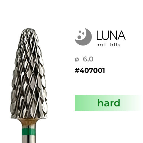 Carbide Nail Drill Bit for Material Removal, Green (Hard) [407001]