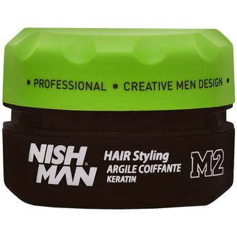 Nishman M2 Matte Clay Wax Keratin, 100 ml