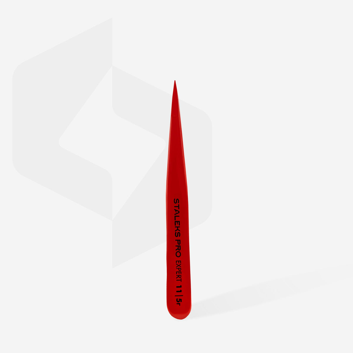 Staleks Expert 11 Type 5r Profi-Augenbrauenpinzette Spitze, rot